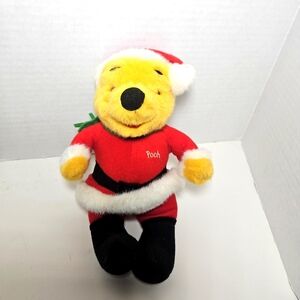 Winnie The Pooh Christmas Plush Mattel Vintage 1995